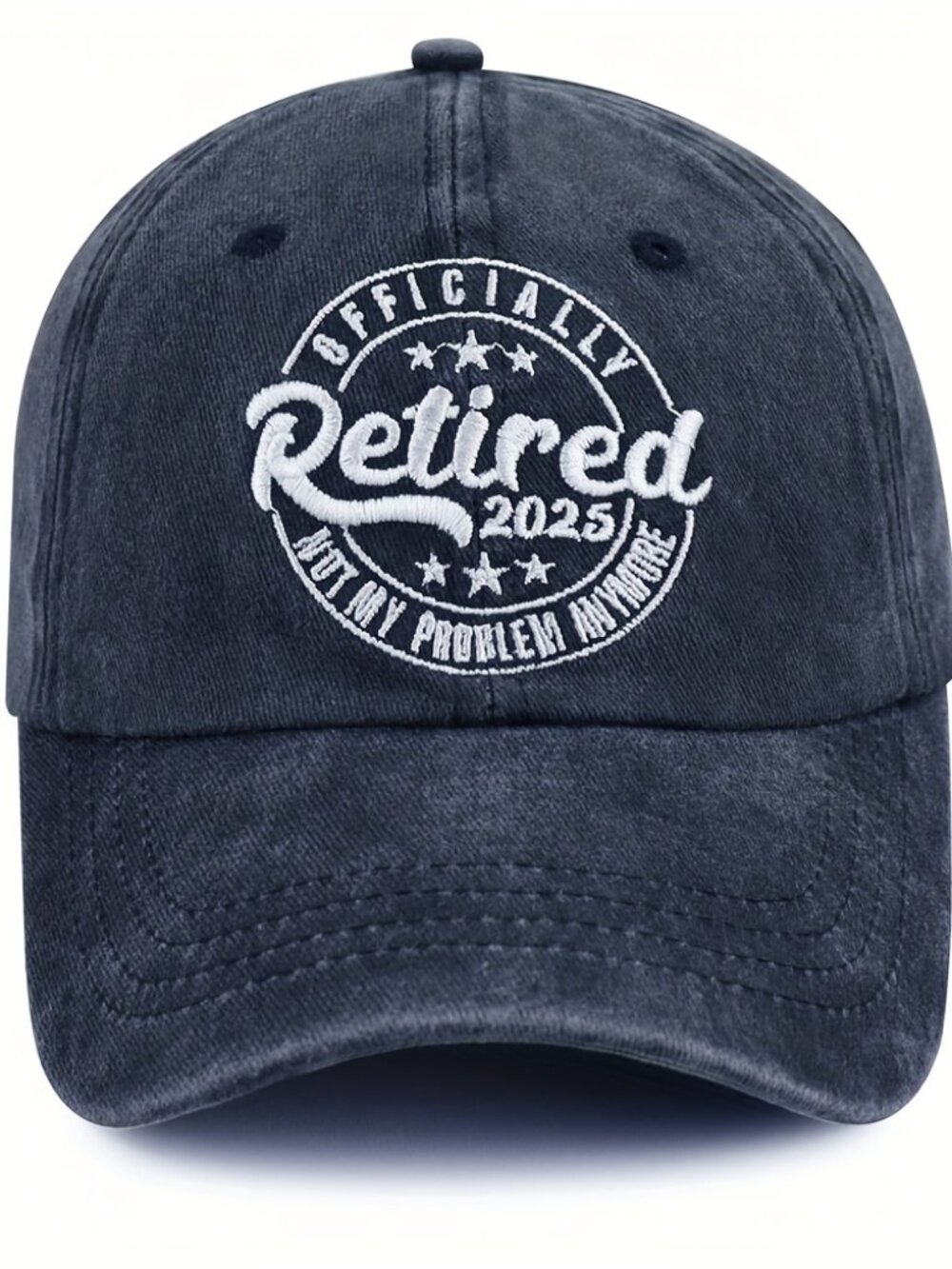 Navy Officially Retired 2025 Not My Problem Anymore Hat